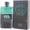 Gucci Guilty Black Pour Homme Eau de Toilette Spray for Men, 3 Ounce