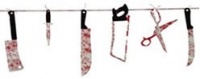 Bloody Weapon Garland, 7 1/2ft Bloody Weapon Garland, 7 1/2ft