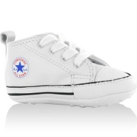 Converse Chuck Taylor First Star Crib New Born Shoe White (1) Converse Chuck Taylor First Star Crib New Born Shoe White (1)
