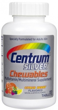 Centrum Silver Multivitamin Chewables, Citrus Berry, 60 ct Centrum Silver Multivitamin Chewables, Citrus Berry, 60 ct
