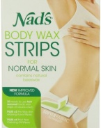 Nad's Body Wax Strips, 20 Count