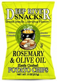 Deep River Snacks Kettle Chips, Rosemary & Olive Oil, 2-Ounce Bags (Pack of 24) Deep River Snacks Kettle Chips, Rosemary & Olive Oil, 2-Ounce Bags (Pack of 24)