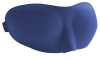 Dream Essentials Sweet Dreams Contoured Sleep Mask with Earplugs and Carry Pouch, Royal Blue