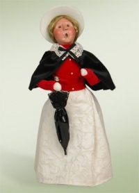 Byers' Choice Collectible Figurine, Singing In The Rain Woman Byers' Choice Collectible Figurine, Singing In The Rain Woman