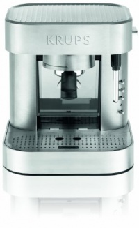 KRUPS XP602050 Automatic Pump Espresso Machine with Thermoblock system, Stainless Steam and Die Cast KRUPS XP602050 Automatic Pump Espresso Machine with Thermoblock system, Stainless Steam and Die Cast