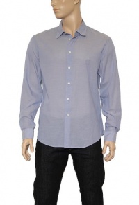 Men's John Varvatos USA Slim Button Up Shirt in Sky Blue Size XL