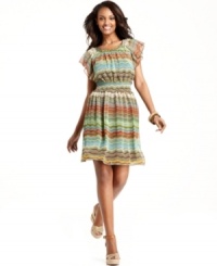 Refresh your wardrobe with Spense's petite dress--a pretty print and super flattering fit (thanks to a smocked waist) will make this one of your favorite pieces this season! (Clearance) Refresh your wardrobe with Spense's petite dress--a pretty print and super flattering fit (thanks to a smocked waist) will make this one of your favorite pieces this season! (Clearance)