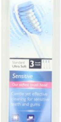 Philips Sonicare Standard Ultra Soft Sensitive, 3 Brush Heads