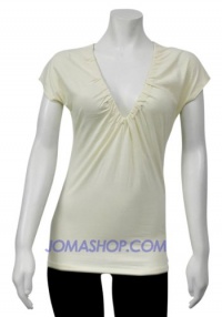 Ralph Lauren Womens Cream Knit Top In Small Ralph Lauren Womens Cream Knit Top In Small