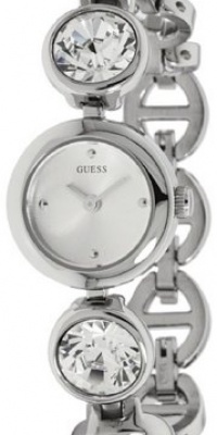 Guess Women's U96006L1 Silver Stainless-Steel Quartz Watch with Silver Dial Guess Women's U96006L1 Silver Stainless-Steel Quartz Watch with Silver Dial