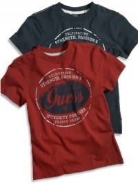 GUESS Kids Boys Little Boy GUESS Kids Boys Screen T-Shirt, RED (5/6) GUESS Kids Boys Little Boy GUESS Kids Boys Screen T-Shirt, RED (5/6)