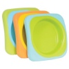 Beaba Soft Plate Set - Stackable with Slip Resistant Base, Set of 3