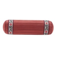 Natori Samarkand D 8-Inch by 26-Inch Bolster, Mineral Red Natori Samarkand D 8-Inch by 26-Inch Bolster, Mineral Red