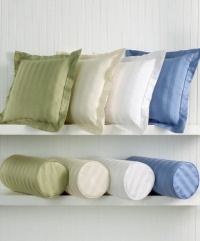Charter Club DAMASK STRIPE 16x16 Square Decorative Pillow - White Charter Club DAMASK STRIPE 16x16 Square Decorative Pillow - White
