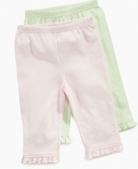 The right choice. Base her everyday outfit around a pair of these pants from this First Impressions 2-pack and you can't go wrong. The right choice. Base her everyday outfit around a pair of these pants from this First Impressions 2-pack and you can't go wrong.