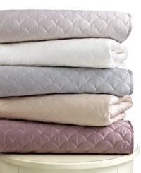 Get cozy! The Crescent Moon sham from Barbara Barry provides an extra layer of comfort to your bed with irresistibly soft, quilted elements. A landscape of overlapping half-moon designs create an understated, elegant appearance. Get cozy! The Crescent Moon sham from Barbara Barry provides an extra layer of comfort to your bed with irresistibly soft, quilted elements. A landscape of overlapping half-moon designs create an understated, elegant appearance.