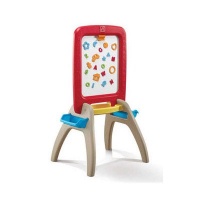 Step2 All Around Easel for Two, Red/Yellow/Tan Step2 All Around Easel for Two, Red/Yellow/Tan