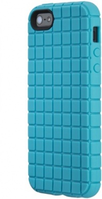 Speck Products PixelSkin Rubberized Case for iPhone 5 & 5S - Retail Packaging - Peacock Blue Speck Products PixelSkin Rubberized Case for iPhone 5 & 5S - Retail Packaging - Peacock Blue
