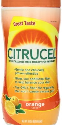 Citrucel Fiber Therapy, Orange, 30-Ounce Canister (Pack of 2) Citrucel Fiber Therapy, Orange, 30-Ounce Canister (Pack of 2)