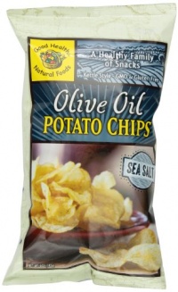 Good Health Kettle Style Olive Oil Potato Chips, Sea Salt, 5-Ounce Bags (Pack of 12) Good Health Kettle Style Olive Oil Potato Chips, Sea Salt, 5-Ounce Bags (Pack of 12)