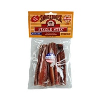 SMOKEHOUSE PET PRODUCTS 83038 6-Pack Beef Pizzle Treat for Dogs, 4-Inch SMOKEHOUSE PET PRODUCTS 83038 6-Pack Beef Pizzle Treat for Dogs, 4-Inch