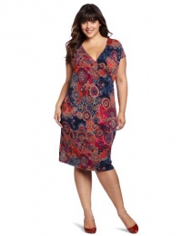 Jones New York Women's Plus-Size Cap Sleeve Dress Jones New York Women's Plus-Size Cap Sleeve Dress
