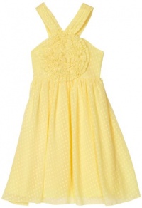 Blush by Us Angels Girls 7-16 Dot Dobby Sundress, Canary, 14 Blush by Us Angels Girls 7-16 Dot Dobby Sundress, Canary, 14