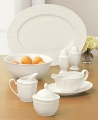 Throughout the world, the name Mikasa is synonymous with unparalleled taste and quality in fine tableware, giftware, and collectibles. The lovely neoclassical Italian Countryside dinnerware and dishes collection by Mikasa brings the ease of sunny Italy to your informal entertaining, in creamy white glazed stoneware. Throughout the world, the name Mikasa is synonymous with unparalleled taste and quality in fine tableware, giftware, and collectibles. The lovely neoclassical Italian Countryside dinnerware and dishes collection by Mikasa brings the ease of sunny Italy to your informal entertaining, in creamy white glazed stoneware.
