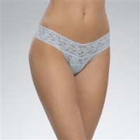 Hanky Panky Original Stretch Signature Lace Thong - Powder Blue - One Size Hanky Panky Original Stretch Signature Lace Thong - Powder Blue - One Size