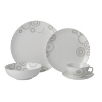 Mikasa Sparkle Circles 5-Piece Placesetting Mikasa Sparkle Circles 5-Piece Placesetting