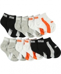 Puma Auxiliary 6-Pack Low-Cut Socks (Sizes 12M - 24M) Puma Auxiliary 6-Pack Low-Cut Socks (Sizes 12M - 24M)