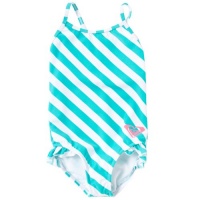 Roxy Kids Girls 2-6X Criss Cross Ruffle One Piece Beach Bloom Print Swimsuit, Moroccan Mint, 2T Roxy Kids Girls 2-6X Criss Cross Ruffle One Piece Beach Bloom Print Swimsuit, Moroccan Mint, 2T