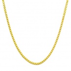 18 Karat Yellow Gold Venetian Box Chain (18 inch)