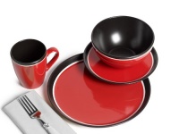 TTU Gallery 16-Piece Dinnerware Set, Argentina Red TTU Gallery 16-Piece Dinnerware Set, Argentina Red
