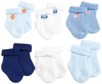 Gerber Baby-Boys Newborn 6 Pack Variety Cozy Socks Gerber Baby-Boys Newborn 6 Pack Variety Cozy Socks