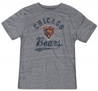 NFL Men's Chicago Bears Retro Big Sweep Tee (Dark Grey, Small) NFL Men's Chicago Bears Retro Big Sweep Tee (Dark Grey, Small)