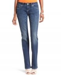 INC does denim like no one else: with their perfectly-faded wash and contrast topstitching, these petite jeans are sure to be your new favorites! INC does denim like no one else: with their perfectly-faded wash and contrast topstitching, these petite jeans are sure to be your new favorites!
