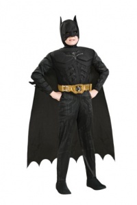 The Dark Knight Deluxe Batman Costume: Boy's Size 8-10 The Dark Knight Deluxe Batman Costume: Boy's Size 8-10