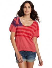 Hurley Juniors Flagship Crop Tee, Swedish Red, Small Hurley Juniors Flagship Crop Tee, Swedish Red, Small