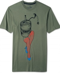 Refresh your tee collection with this quench buster tee by Volcom.