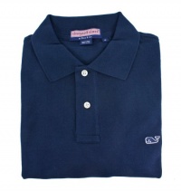 Vineyard Vines Mens Navy Blue Classic Pique Polo Vineyard Vines Mens Navy Blue Classic Pique Polo