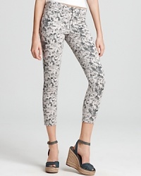 J Brand Jeans - Mini Floral Print Twill Leggings Jeans J Brand Jeans - Mini Floral Print Twill Leggings Jeans
