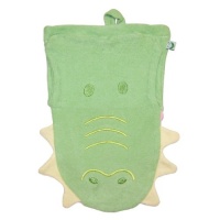 green sprouts Organic Cotton Mitt Bath Puppet, Alligator green sprouts Organic Cotton Mitt Bath Puppet, Alligator