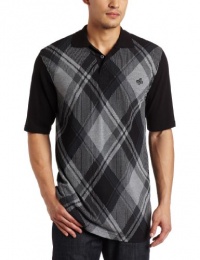 Southpole Men's Plaid Printed Polo Shirt Southpole Men's Plaid Printed Polo Shirt