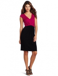 Karen Kane Women's Color Block Tuck Dress Karen Kane Women's Color Block Tuck Dress