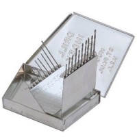 Anytime Tools 20 piece Tiny Small Drill Bits #61-80 Numbered Sizes High Speed Steel (HSS) Wire Gauge USA Anytime Tools 20 piece Tiny Small Drill Bits #61-80 Numbered Sizes High Speed Steel (HSS) Wire Gauge USA