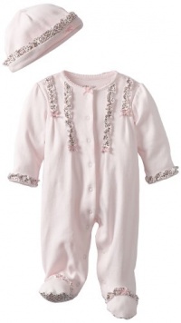Little Me Baby-Girls Newborn Sweet Ruched Footie, Light Pink, 3 Months Little Me Baby-Girls Newborn Sweet Ruched Footie, Light Pink, 3 Months