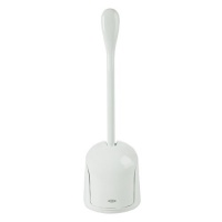 OXO Good Grips Compact Toilet Brush and Canister, White OXO Good Grips Compact Toilet Brush and Canister, White