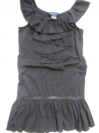 Ralph Lauren Girl's Ruffled Jersey Dress - Collection Black Size Small (7) Ralph Lauren Girl's Ruffled Jersey Dress - Collection Black Size Small (7)