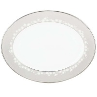 Lenox Bellina Bone China Platinum Banded 13 Oval Platter Lenox Bellina Bone China Platinum Banded 13 Oval Platter